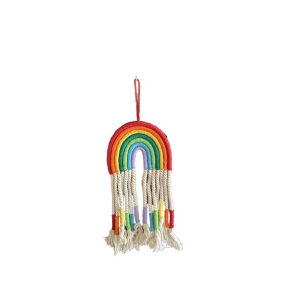 2/$30 Macrame Rainbow wall hanging decoration - Picture 6 of 8